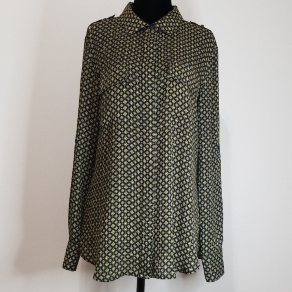BANANA REPUBLIC print military shirt.
